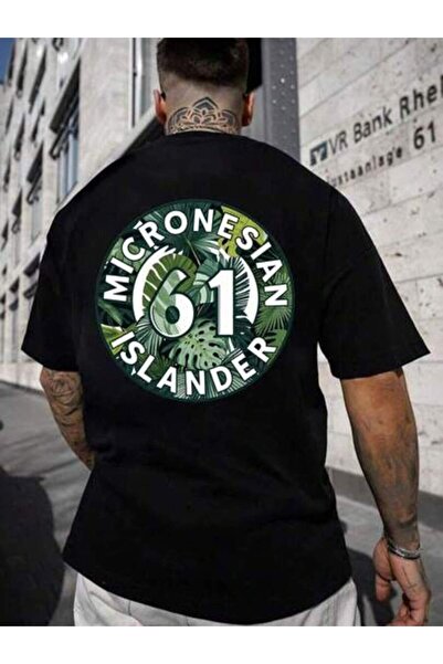 29CUN Men's For Man Women's Vintage Micronesia 691 Pohnpei Tropical Graphic T...