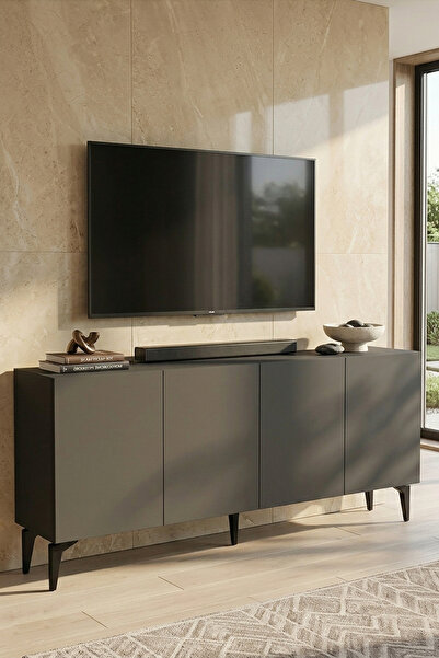 CENEYRA KA1809A LİPA Konsol ve Tv Sehpası Antrasit 180cm