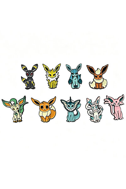 choice2 Bandai 9pcs Enamel Pins 9pcs Kawaii Cartoon Elf Monster Character Bro...