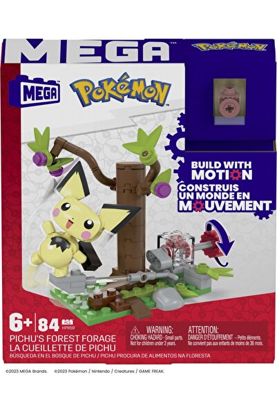 mattel POKEMON MEGA ΣΕΤ ΚΑΤΑΣΚΕΥΑΣΤΙΚΩΝ ΠΑΙΧΝΙΔΙΩΝ ΓΙΑ ΔΑΣΟΠΟΙΟΥΣ ΚΑΙ PICHU
