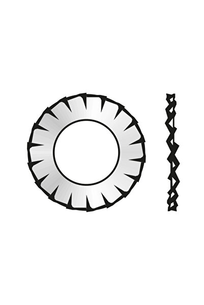 Rocast Set 500 x Saiba Elastica Crestaturi Exterioare Forma A 6798 Otel Zinca...