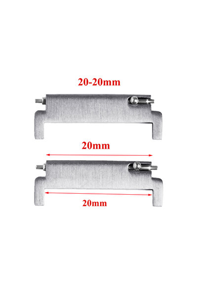 Choice Silver-20mm-20mm 1 Pair Watch Strap Adapter Watch Accessories18mm To 2...