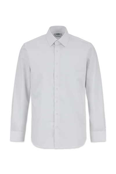 Kiğılı Long Sleeve Slim Fit Non Iron 100% Cotton Classic Shirt