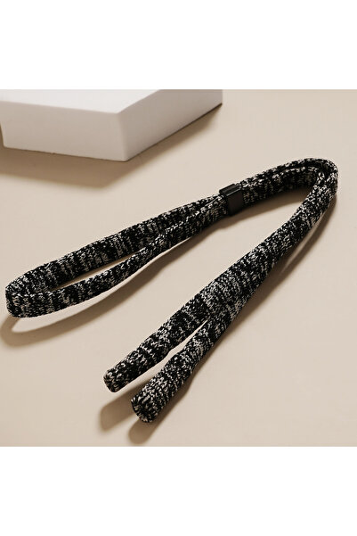 Choice13 Black and white Soft Knit Adjustable Eyeglass Strap Anti Slip Sungla...
