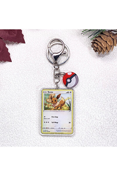 Choice10 5 cm 22 Pokémon Pikachu Bulbasaur Eevee Squirtle Cute Keychain Acces...