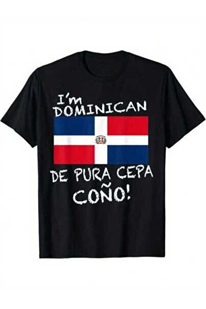 NOURAM Men's Funny "I'm Dominican" Spanish Phrase T-Shirt - De Pura Cepa Slog...
