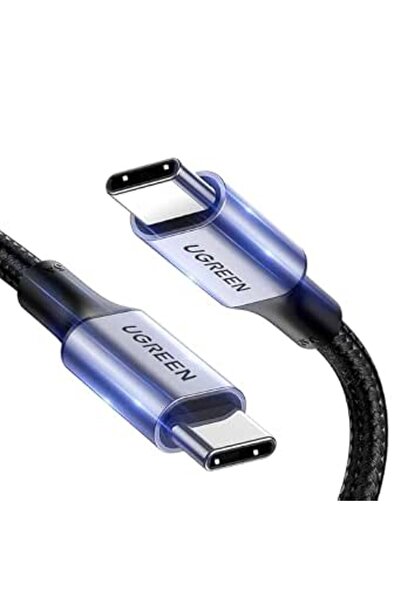 GENERAL يوجرين كيبل USB نوع سي بطول 1 متر، مضفر 100 واط، شحن سريع بي دي من US...