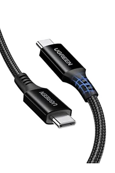 GENERAL 100W Braided Fast Charging Type C to Type C Cable Pd3.0 Scp Bc1.2 5A ...