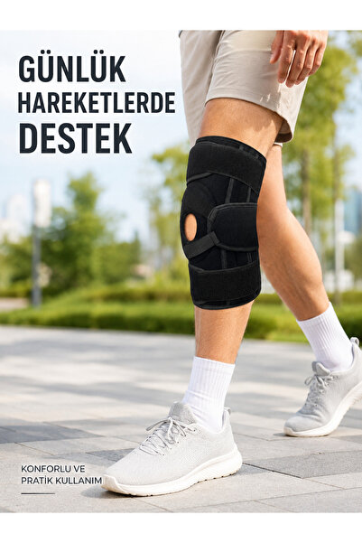Genel Markalar Sporcu Patella Dizliği Esnek Ligamentli Silikon Pedli Menisküs...