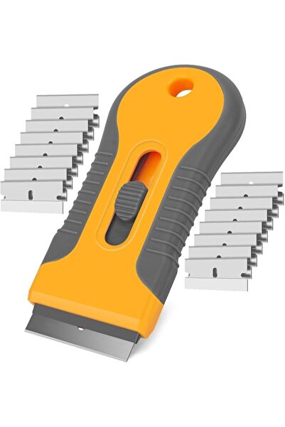 Alybrol Razor Blade Scraper Tool with 20 Extra Blades, Multi-Surface Glass St...