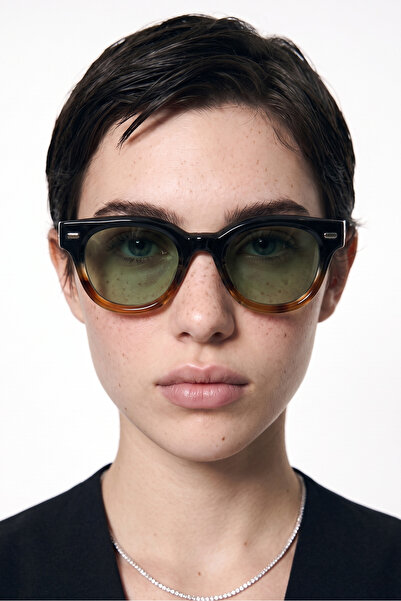 Bilge Karga Valestria Black Leopard Green Men's Sunglasses