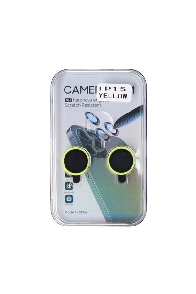 SEP Protectie sticla camera foto Ceramic Apple iPhone 15 Galben