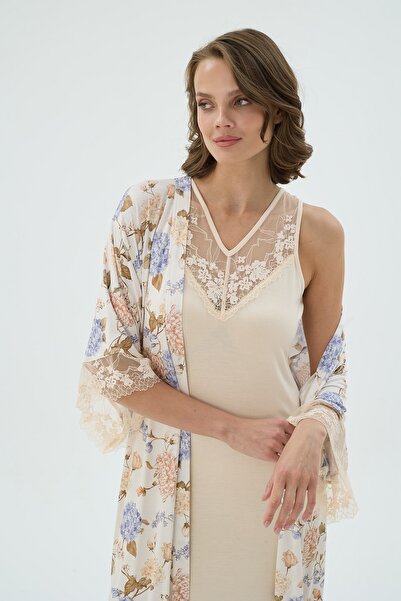 Sevim 17326 Women's Dressing Gown Set