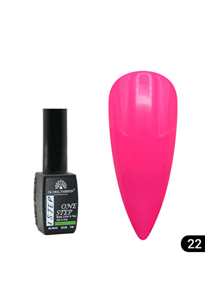 global fashion Ημιμόνιμο Βερνίκι Νυχιών One Step 8 ml, 22