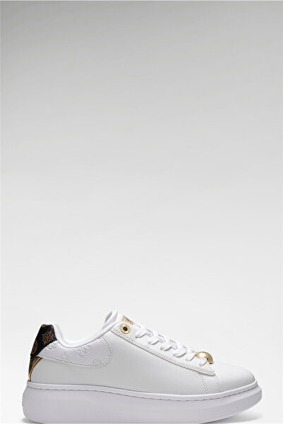 Guess Fireup Women's Leather Sneaker White