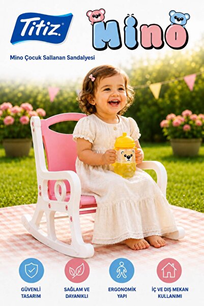 Titiz Mino Çocuk Sallanan Sandalye Dinlenme ve Oyun Sandalyesi