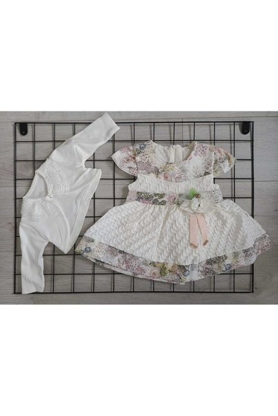 Boncuk Baby KIŞLIK KIZ BEBEK ELBİSE