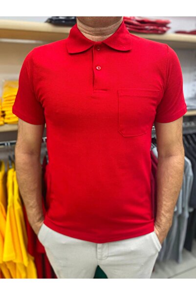 Polo Yaka Cepli Erkek T-Shirt