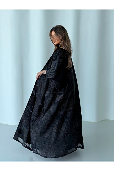 OLGA-ABAYA عباية آنيقة وعصرية من آولجا القماش أوبل مع بطانة قصة العباية نص فر...
