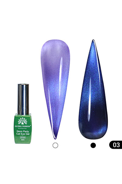 global fashion Semi-permanent nail polish Neon Party Cat Eye Global Fashion, ...