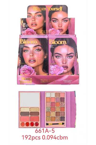 TUTU TIME New to Beauty All in One Makeup Palette Eyeshadow Lipstick Blush an...