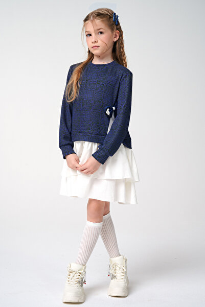 SheShe Cotton Skirt Detailed Knitwear Comfortable Fit Dress