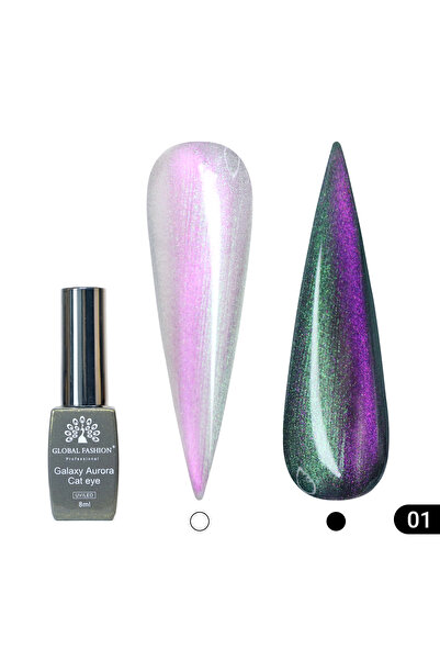 global fashion Semi-permanent nail polish Galaxy Aurora Cat Eye Global Fashio...