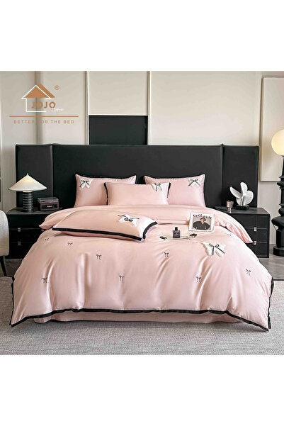 OEM Duvet Cover Set set, %100 Cotton with deluxe embroidery, 4 pieces, classi...