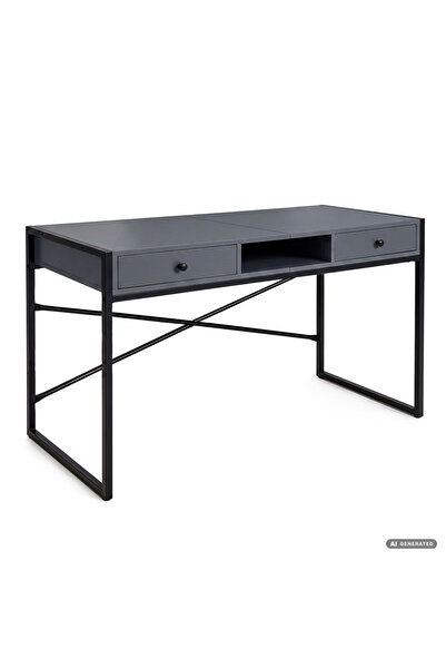 Akord Furniture Factory Birou de calculator industrial ELONIS, 123x48x81 cm, ...