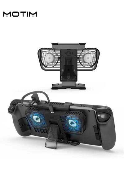 MOTIM مروحة تبريد RGB مع حامل لجهاز Valve Steam Deck ونينتندو سويتش/OLED وروج...