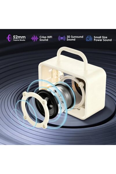 STARSTAR Portable Bluetooth speaker with RGB lighting.