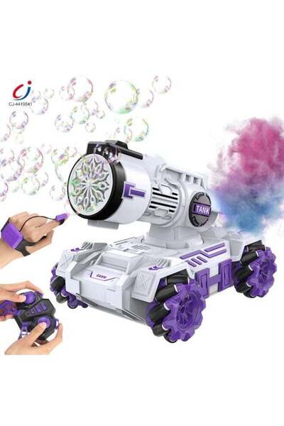 HXD Zoomlion Chengji Shooting Spray Bubble RC Stunt Car, Remote Control Tank ...