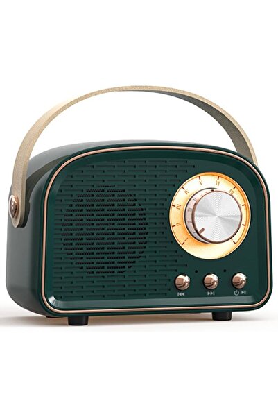 STARSTAR Retro radio Bluetooth speaker, dark green.