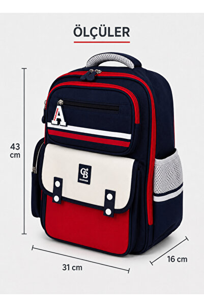 tiny wood Primary School Children's School Bag Multi-Compartment Ergonomic Ba...