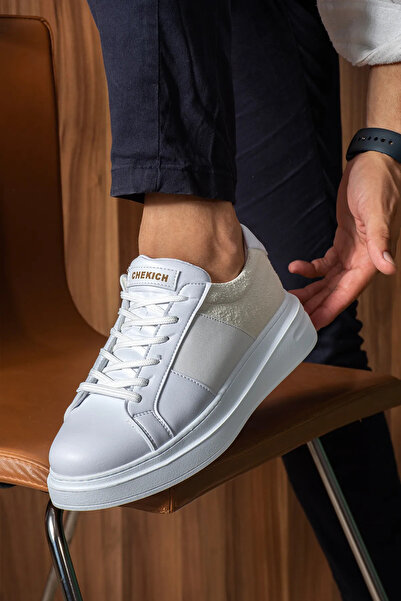 pabucmarketi Lace-Up Men's Sneaker White