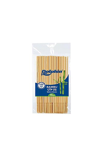 KOÇTAŞ Dolphin Bambu Ahşap Çöp Şiş - Boy : 15 Cm. / En : 3mm - 100 Adetlik 1 ...