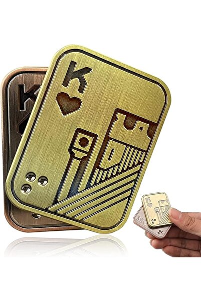 CHANEDE Fidget Toys, Magnetic Metal Poker Playing Card with Cool Touching Coi...
