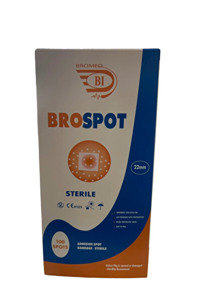 bromed Brospot First Aid Plaster, Round Band-Aid