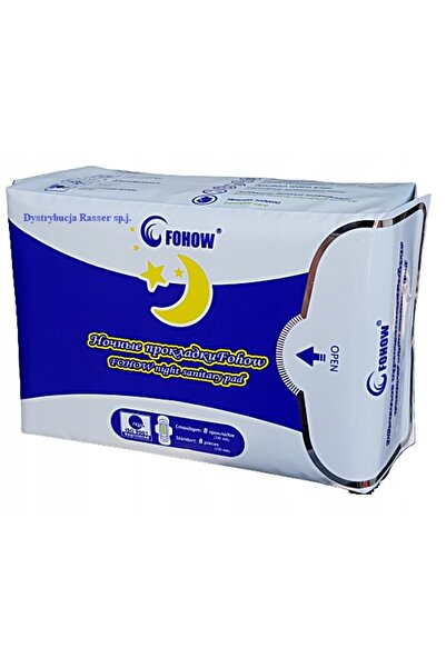 Fohow Absorbante igienice de noapte 8 bucăți Pachet mic