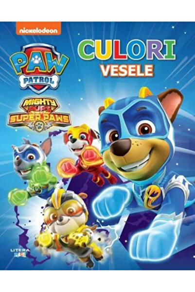 PAW PATROL Patrula Catelusilor. Culori vesele