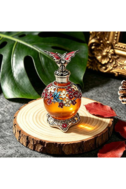 ARIANA Luxury 25ml Glass Essential Oil Bottle with Butterfly Design, Perfume ...