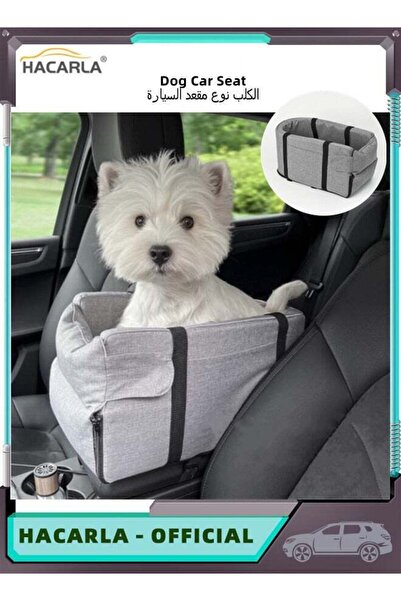 HACARLA 3 in 1 Center Console Pet Seat Cover Pet Carrier bag Puppy Dog Car Se...