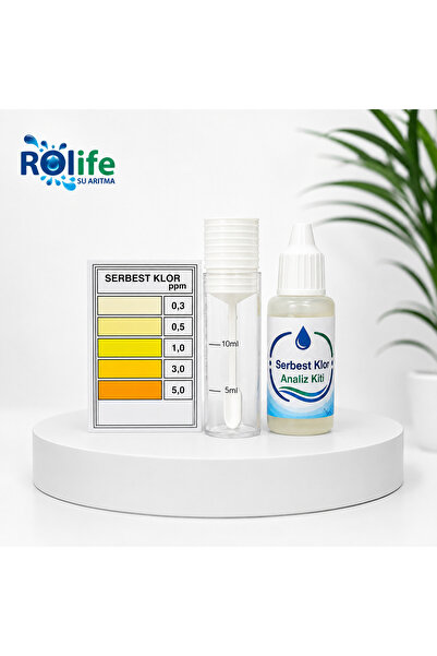 Su Analizi Serbest Klor- Klor Analizi-(0.1 Ppm - 5 Ppm