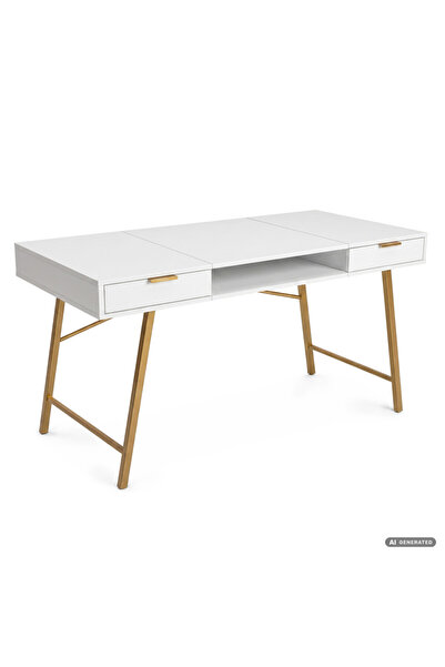 Akord Furniture Factory Birou de calculator industrial, 120x50x81 cm, 2 serta...
