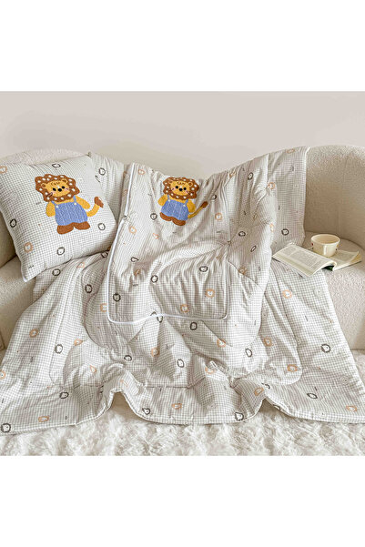 JOJO HOME Πάπλωμα 2 σε 1 για παιδιά και βρέφη, 100% Βαμβάκι, με Πολυλειτουργι...