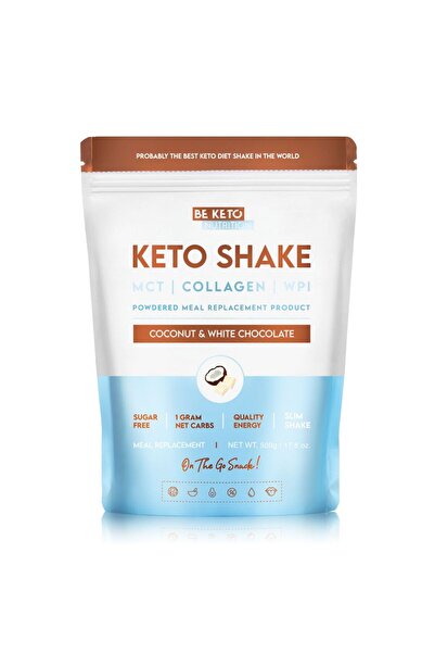 Be Keto Beketo Diet Keto Shake - Nucă de cocos și Ciocolată albă 500G