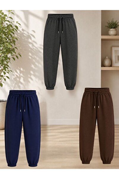 armicem Armikids Unisex Children's Multi-Colored 3-Piece Sweatpants for Seaso...
