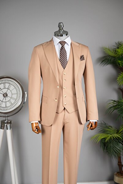 terzi ayhan Exclusive Vest Suit Mink