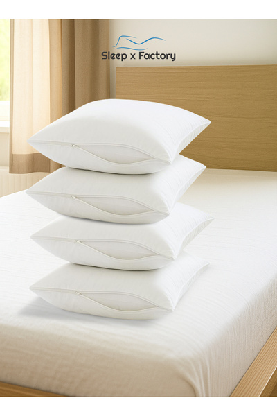 Sleep x Factory Waterproof Pillow Protector 55x75 cm – Zippered TPU Cover, 1/...