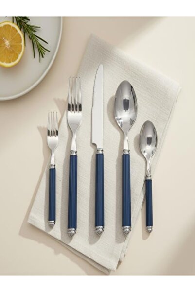Zinnia 30-Piece Cutlery Set - Forks, Spoons & Knives